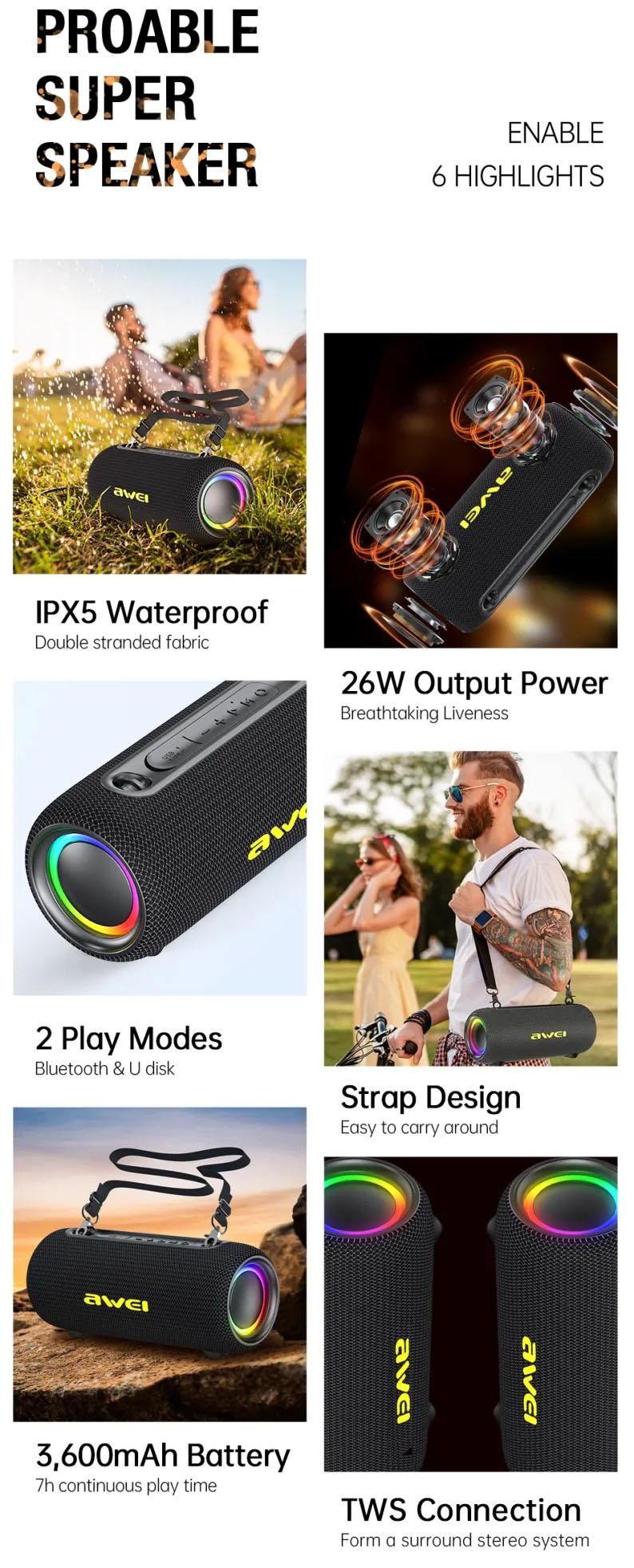 portable speaker